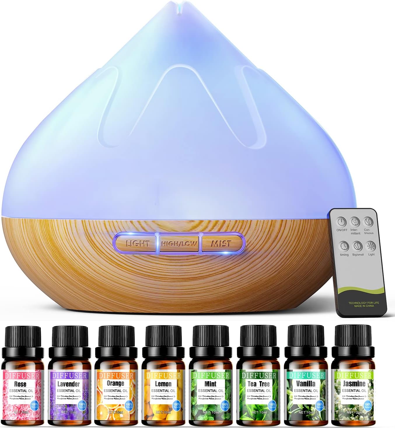 AuraScent Pro - Premium Grade Advanced Aromatherapy Diffuser with Whisper-Quiet Technology